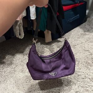 Prada Dark Purple Shoulder Bag